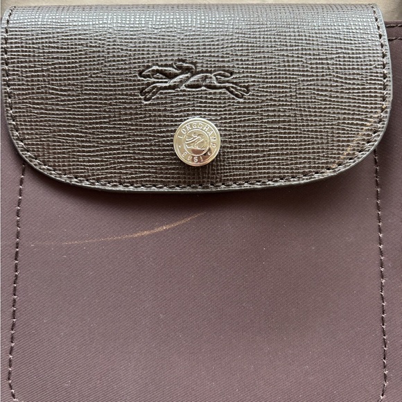 Longchamp brown zippered tote/crossbody - Picture 2 of 6